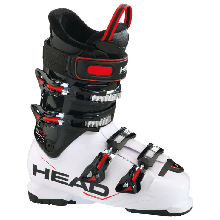 Head Next Edge 75 Ski Boots White, Black and Red scooterandski